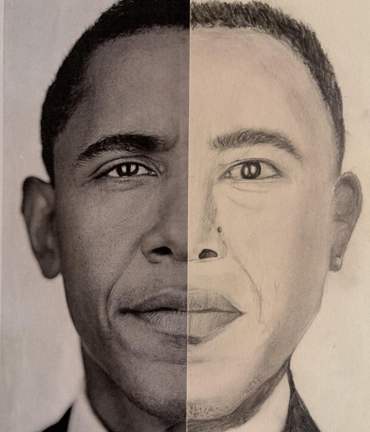 6A林卓言 人像素描